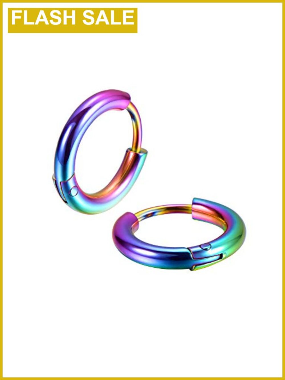 316L Surgical Stainless Steel Huggie Hoop Earrings Hypoallergenic Small Hoop